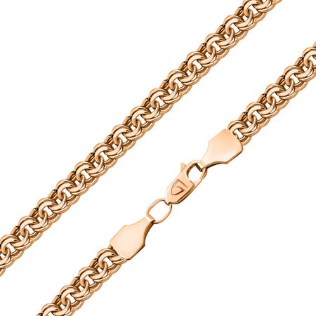 Серебряный браслет Бисмарк с позолотой