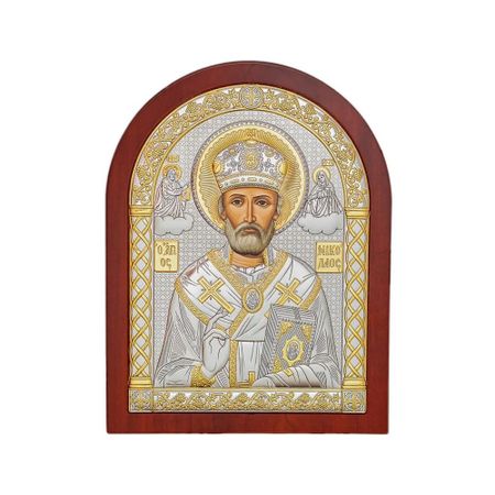 Икона Николай Чудотворец в деревянной рамке