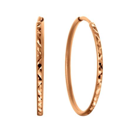 Серьги-конго из золота