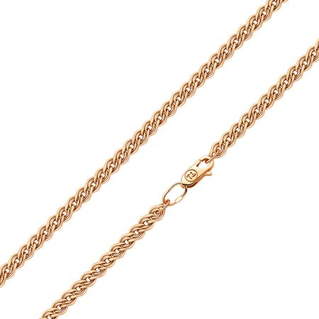 Золотая пустотелая цепь