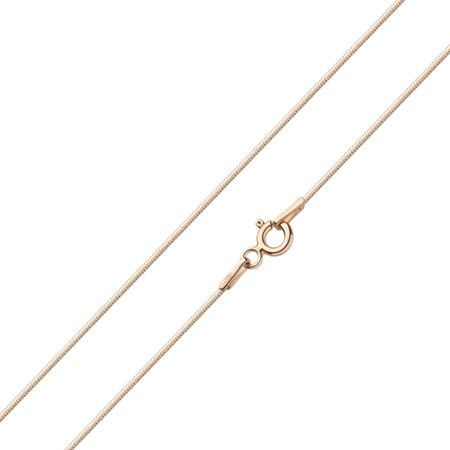 Серебряная цепочка Снейк с позолотой