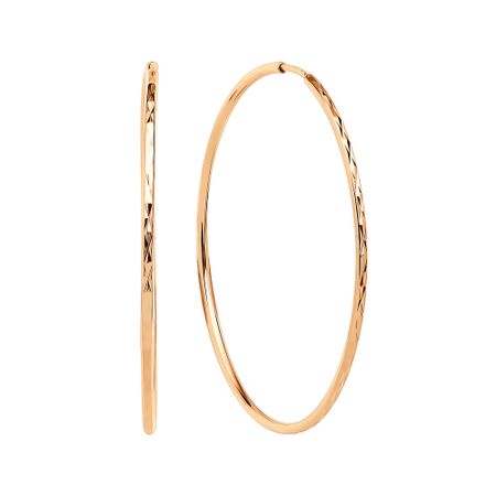 Серьги-конго из золота