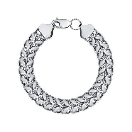 Серебряный браслет ручного плетения Черепаха с чернением морская черепаха