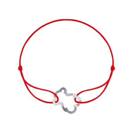 Браслет «красная нить» с серебряной вставкой фурминатор для собак ашан красная птица 15 5х8 5 см