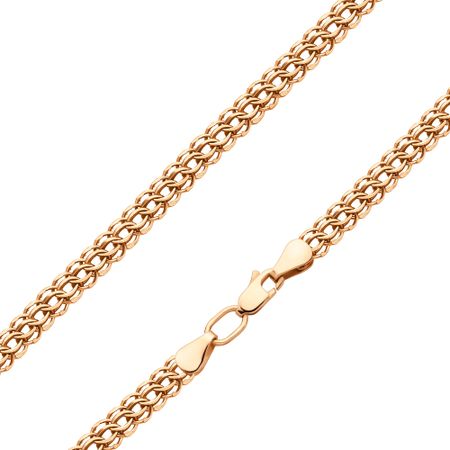 Золотая цепочка ручного плетения Каприз с алмазной гранью