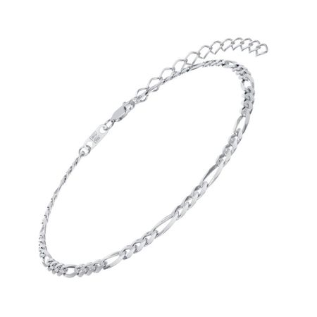 Серебряный браслет на ногу Фигаро р. 23-26 юлия игоревна андреева айседора дункан модерн на босу ногу