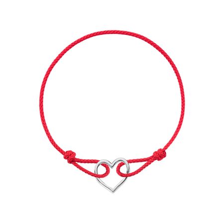 Браслет «красная нить» с серебряной вставкой фурминатор для собак ашан красная птица 15 5х8 5 см