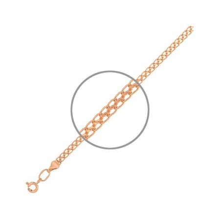 Золотой полновесный браслет Царь с алмазной гранью