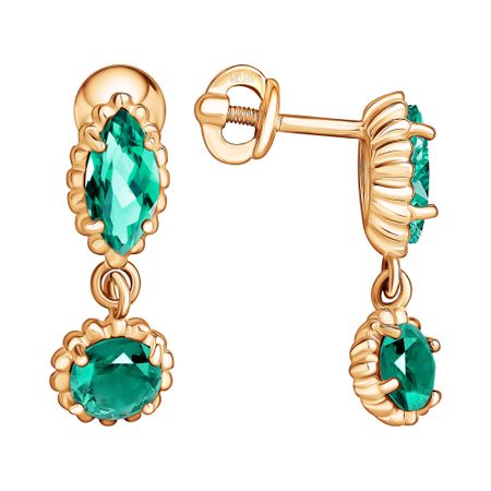 Золотые серьги с кристаллами bseed настенные розетки двойные белые черные золотые с кристаллами