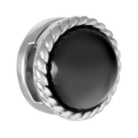 Подвеска-шарм из серебра с керамикой