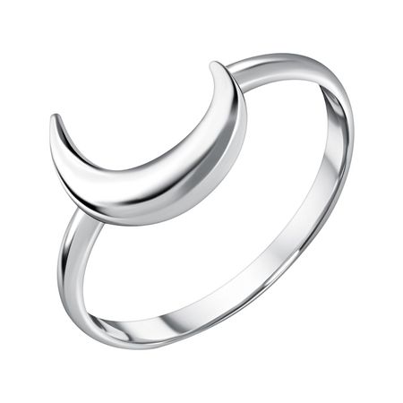 Серебряное кольцо Полумесяц с родированием гаечные ключи полумесяц goobetter 22 220 мм