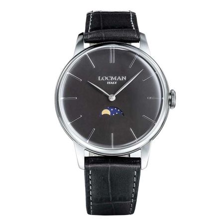 Мужские часы LOCMAN 1960 Moon Phases 0256A01A-00BKNKPK