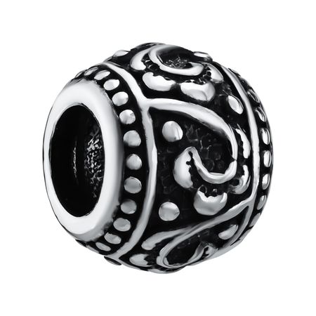 Серебряный шарм с чернением
