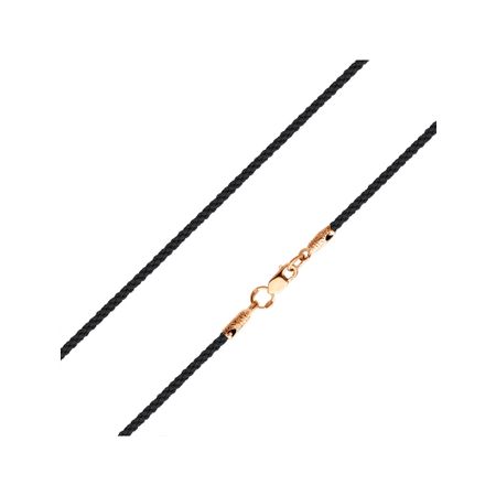 Браслет с серебряным замком с позолотой