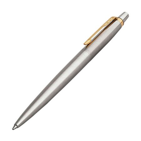 Шариковая ручка PK Jotter Stainless Steel GT с синим стержнем