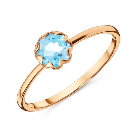 Золотое детское кольцо с топазом Sky наталья владимировна мельникова золотое лукошко детские игры и игрушки народа коми