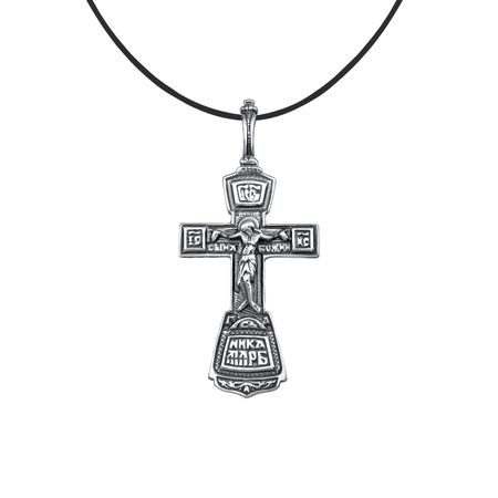 Серебряный православный крест православный молитвослов