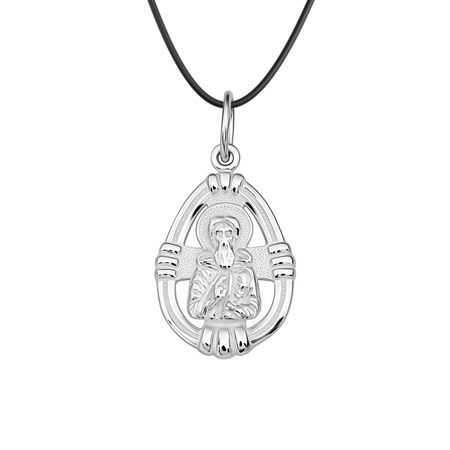 Серебряная подвеска Икона