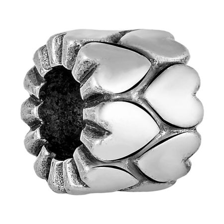 Подвеска-шарм Сердце из серебра