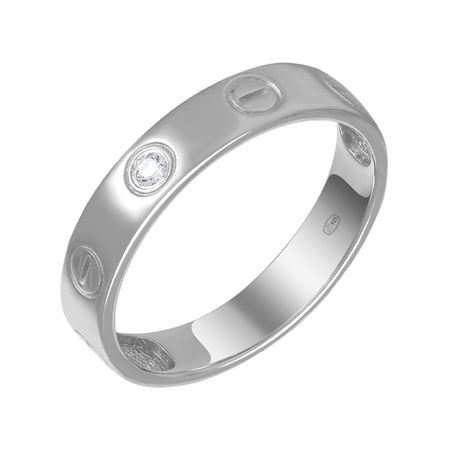 Кольцо TALANT из серебра с фианитом