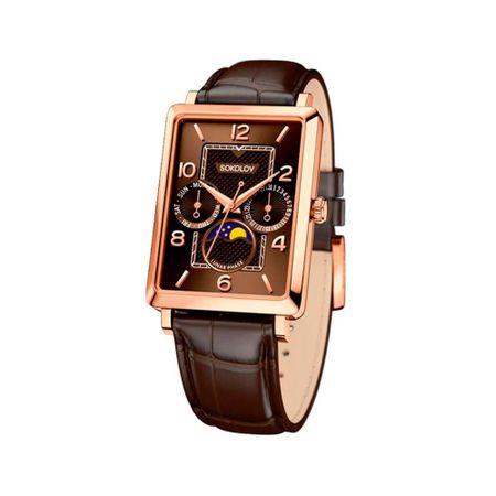 Золотые мужские часы SOKOLOV Credo 233.01.00.000.07.02.3