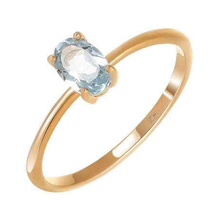 Кольцо детское TALANT из золота с топазом