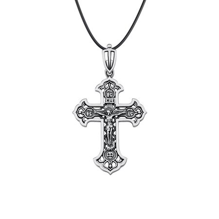 Серебряный православный крест православный молитвослов