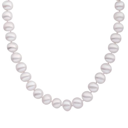 Бусы из жемчуга с золотым замком