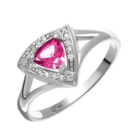 Серебряное кольцо со шпинелью нано и фианитами с родированием анатолий павлович белкин нано подковки микро пегасов