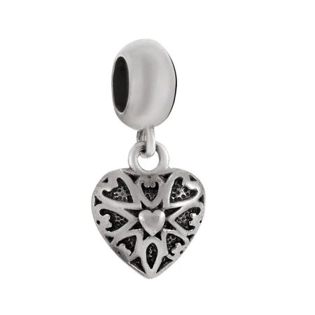 Подвеска-шарм Сердце из серебра