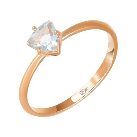 Кольцо детское TALANT из золота с топазом