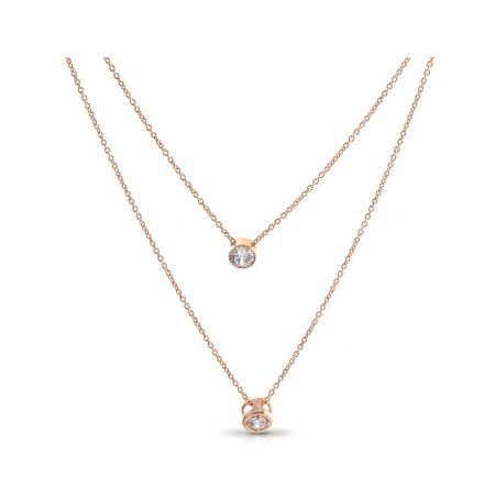 Серебряное колье с фианитами и позолотой