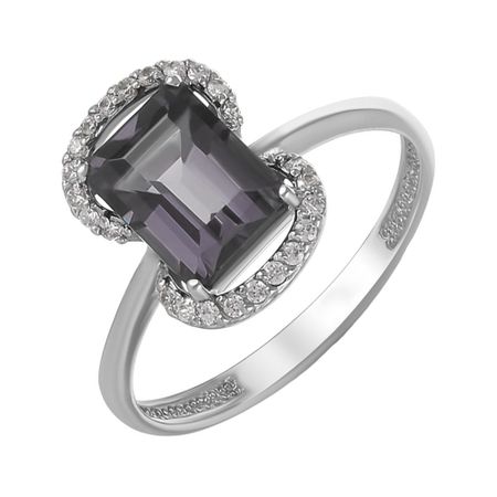 Серебряное кольцо со стразами и родированием алмазная мозаика классическая с подрамником с полным заполнением с квадратными стразами важный кот 20 х 20 см