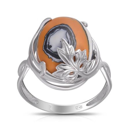 Кольцо из серебра с тигровым глазом