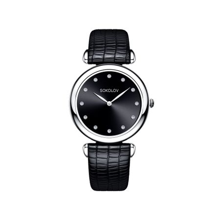 Серебряные женские часы SOKOLOV Perfection 105.30.00.000.07.01.2 настенные часы lukeni деревянные золотые серебряные 40 45 50 см