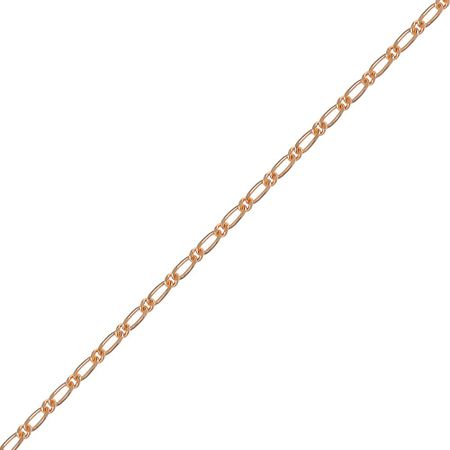 Золотая цепочка Фигаро 1+1