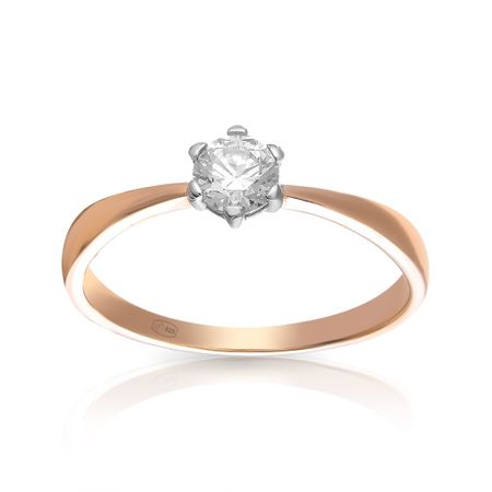 Кольцо SOKOLOV из серебра с фианитом