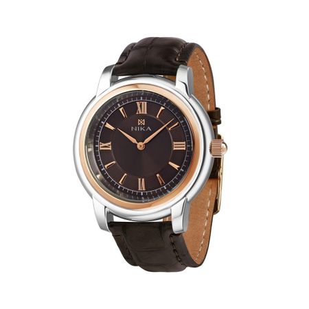 Мужские часы из золота и серебра НИКА Ego 1358.0.19.63B