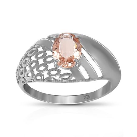 Кольцо из серебра с ювелирным кристаллом