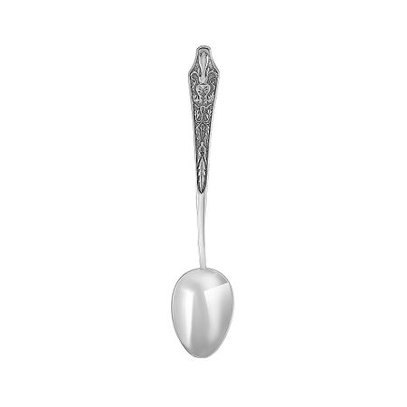 Серебряная чайная ложка с чернением