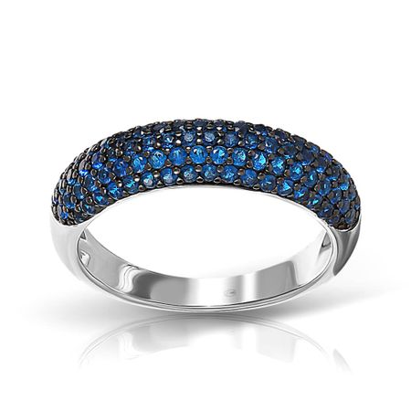 Кольцо из серебра со шпинелью