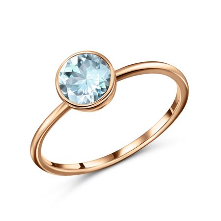 Золотое детское кольцо с топазом Sky наталья владимировна мельникова золотое лукошко детские игры и игрушки народа коми