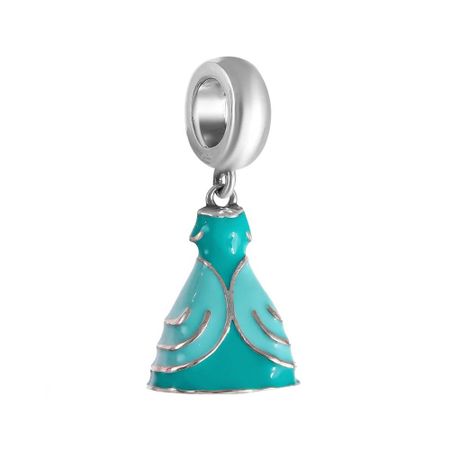 Серебряный шарм Платье с эмалью и родированием тома эстэм в платье из лиоцелла сборник стихотворений