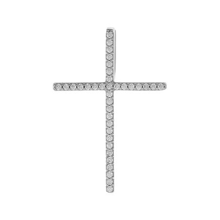Подвеска-крестик TALANT из золота с фианитами