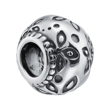 Серебряный шарм Незабудка с чернением кэндзи цурута незабудка forget me not манга