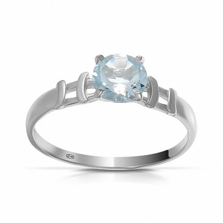 Кольцо из серебра с топазом