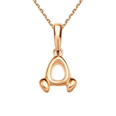 Золотая подвеска буква Д дневник школьный феникс буква оранжевая