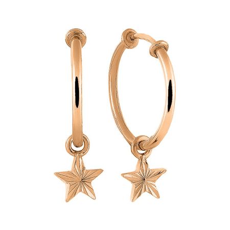 Серьги-конго из серебра