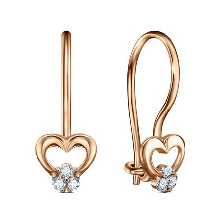 Золотые детские серьги с фианитами настенные светильники облака белые розовые золотые детские