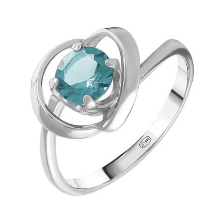 Кольцо из серебра с топазом